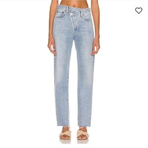 AGOLDE cross cross straight leg Jean, 27